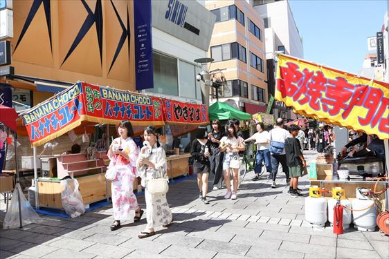 商店街イベント　福祉バザール　２日・３日両日（なかまち夢通り）